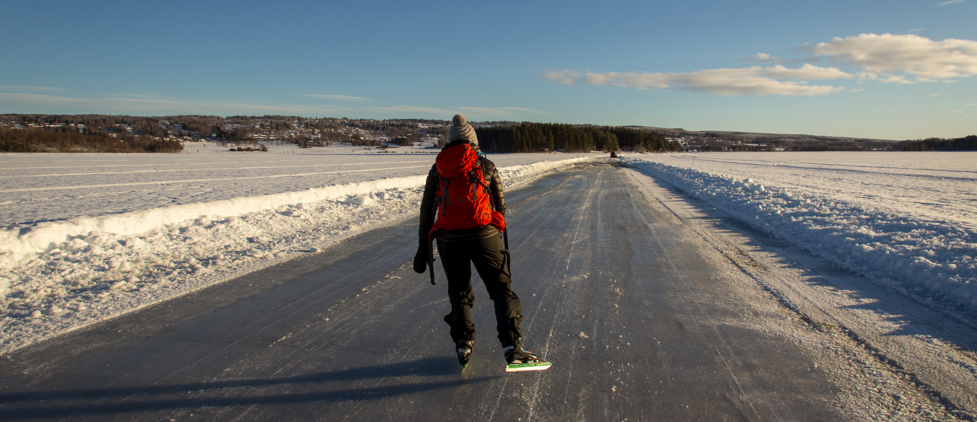 Schaatsen op natuurijs in Dalarna Op Pad